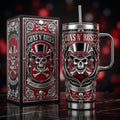 Guns N' Roses 40oz Tumbler with Lid and Straw