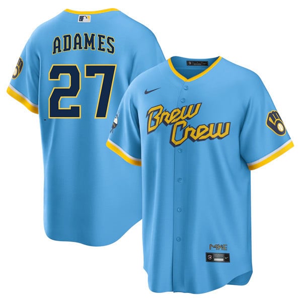 Men's Milwaukee Brewers City Connect Player Jersey Collection – All Stitched