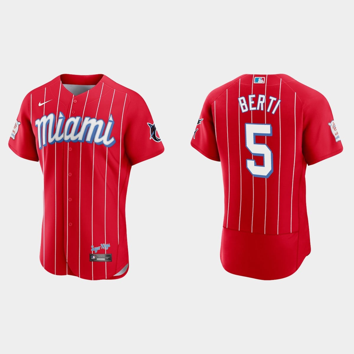 Men's Miami Marlins City Connect Authentic Jersey - All Stitched
