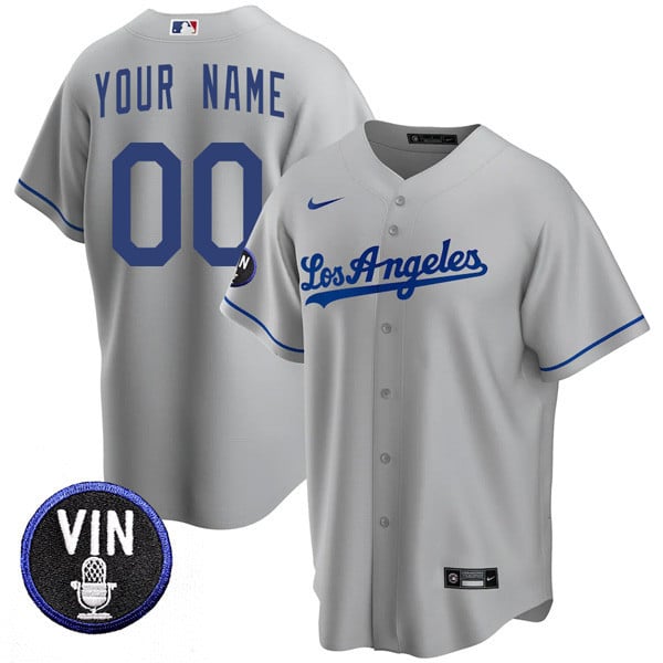 Men's Los Angeles Dodgers Vin Scully Tribute Custom Name and Number Jersey – All Stitched