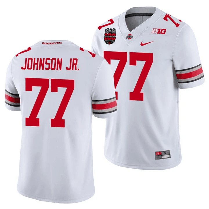 Men's Ohio State Buckeyes Players Jersey All Stiched - Ohio Stadium’s 100th Anniversary Logo Patch