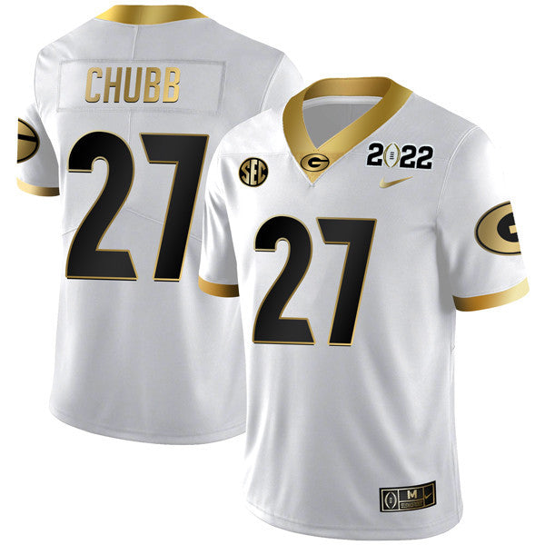 Men's Georgia Bulldogs Limited Champion Golden Jersey – All Stitched
