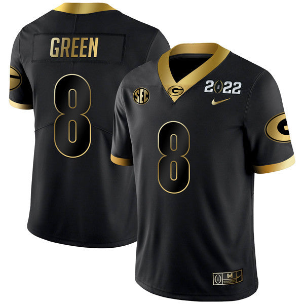 Men's Georgia Bulldogs Limited Champion Golden Jersey – All Stitched