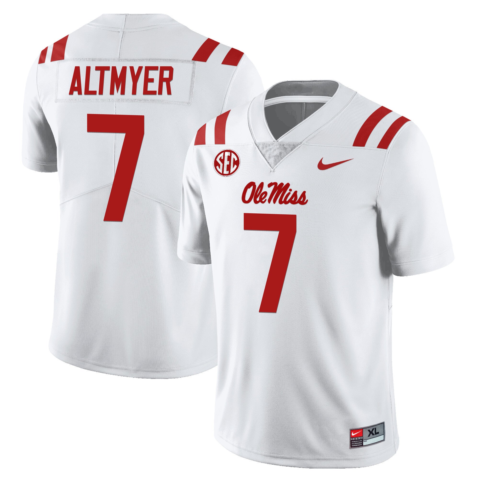 Men's Ole Miss Rebels Football Players Limited Jersey - All Stitched