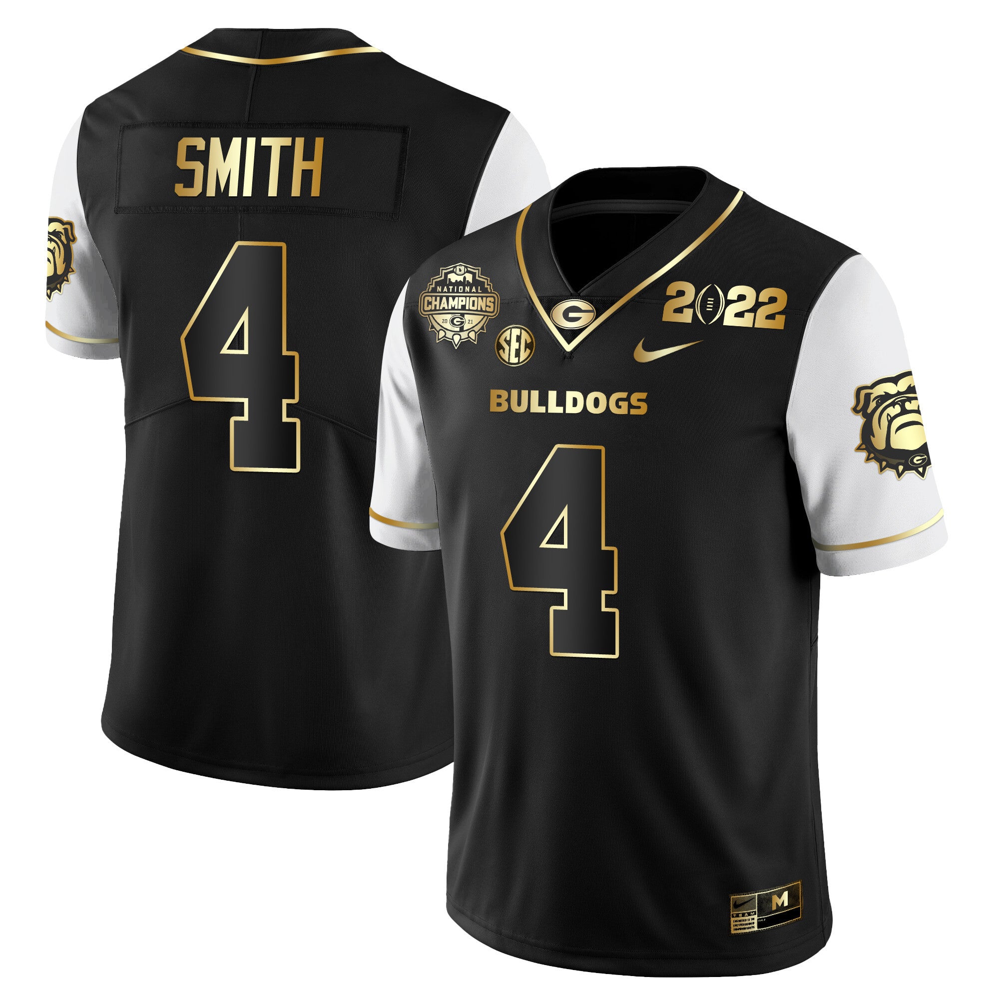 Men's Georgia Bulldogs CFP National Champions Limited Jersey - All Stitched