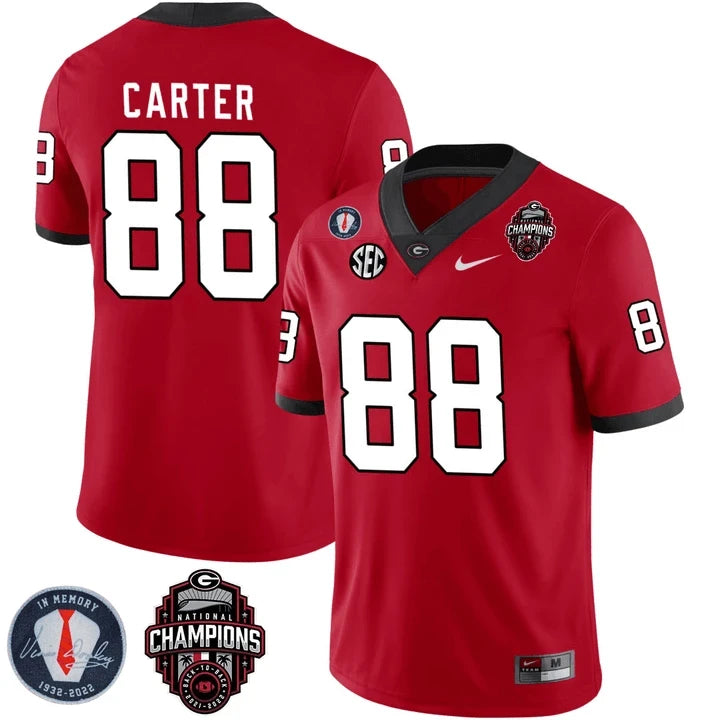 Men's Georgia Bulldogs Limited Jersey - Back To Back National Champions