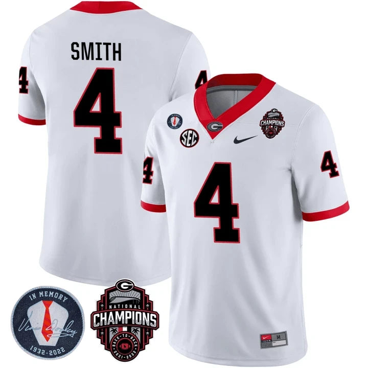 Men's Georgia Bulldogs Limited Jersey - Back To Back National Champions