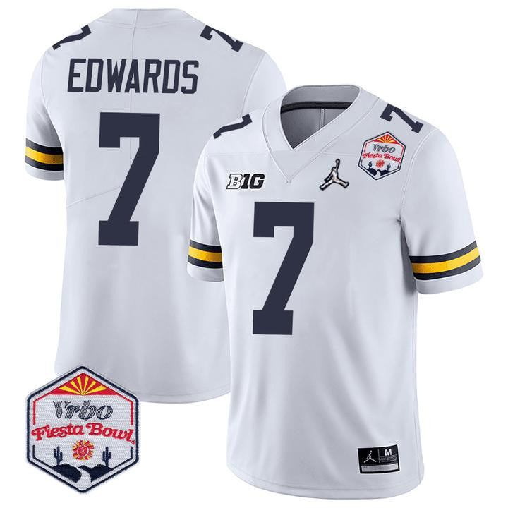 Men's Michigan Wolverines Players Fiesta Bowl Limited Jersey - All Stitched