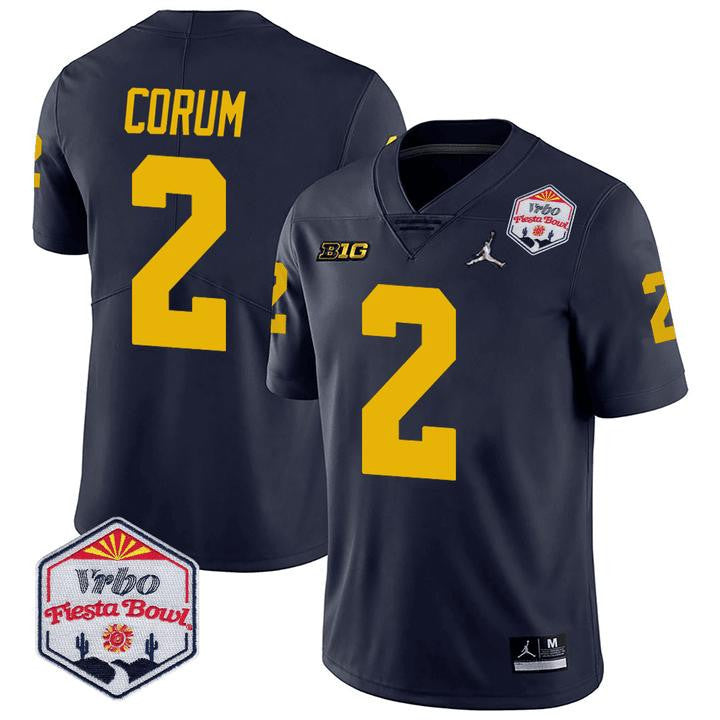 Men's Michigan Wolverines Players Fiesta Bowl Limited Jersey - All Stitched