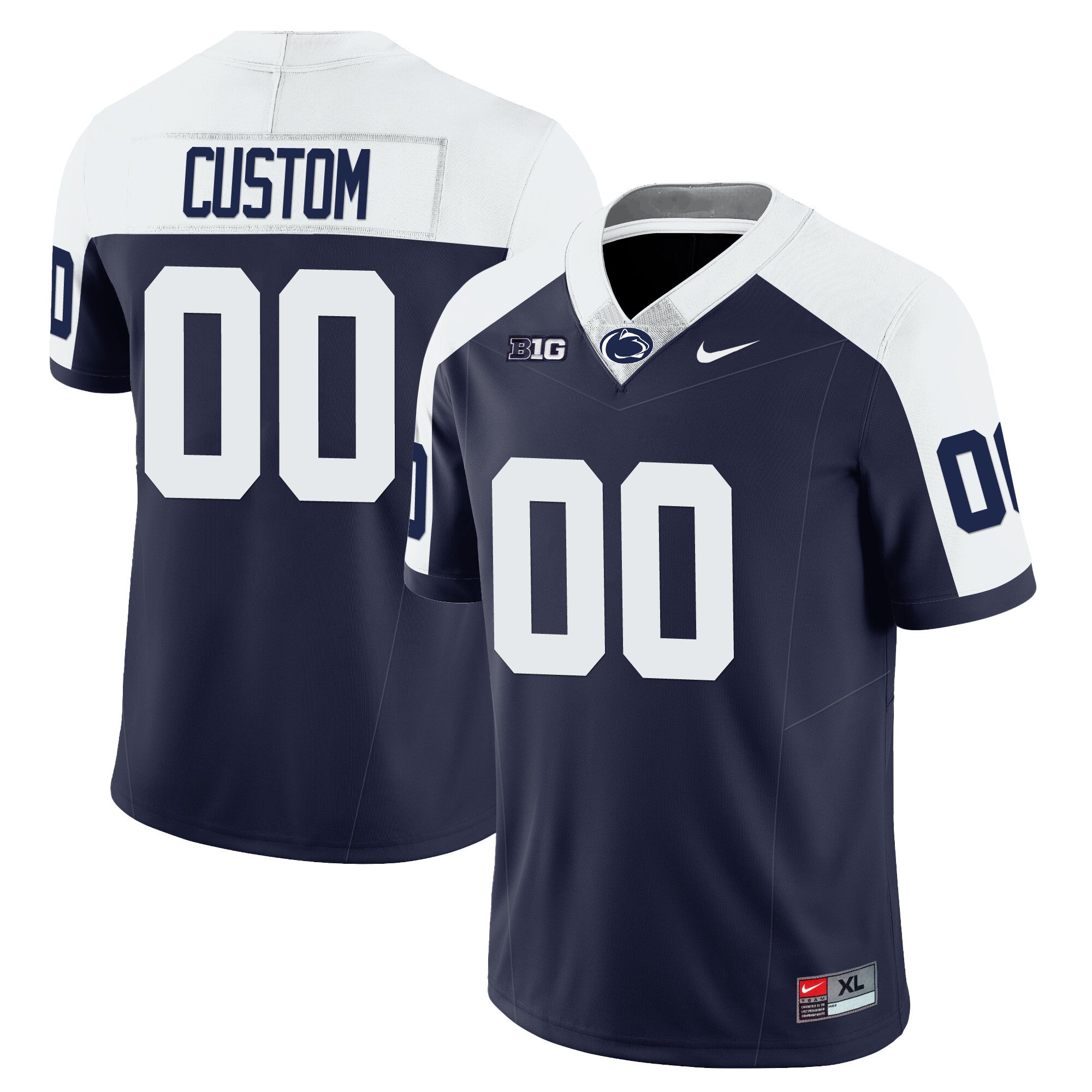 Men's Penn State Nittany Lions Football Custom Jersey - All Stitched