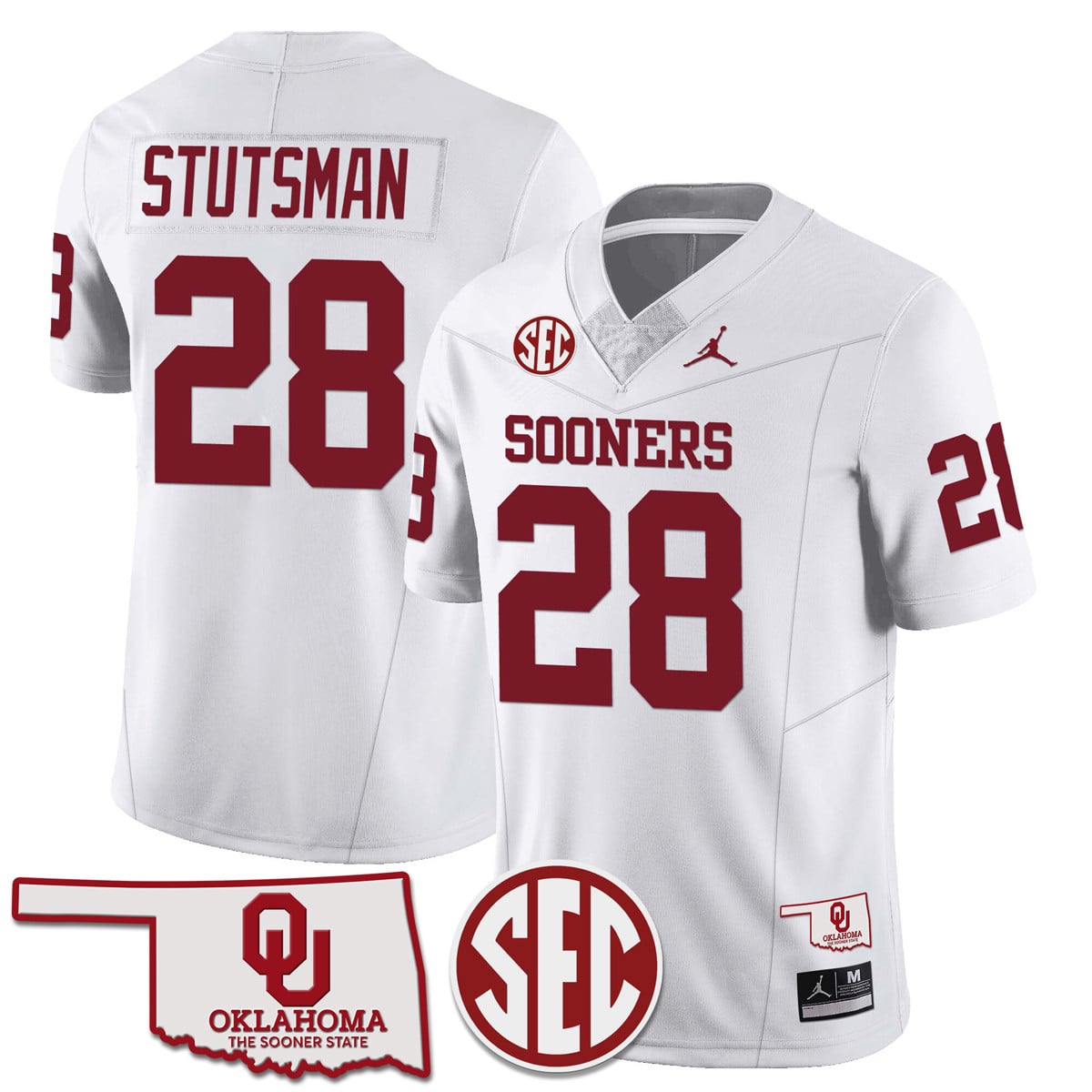 Women's Oklahoma Sooners 2024 Limited Jersey - SEC Patch - All Stitched