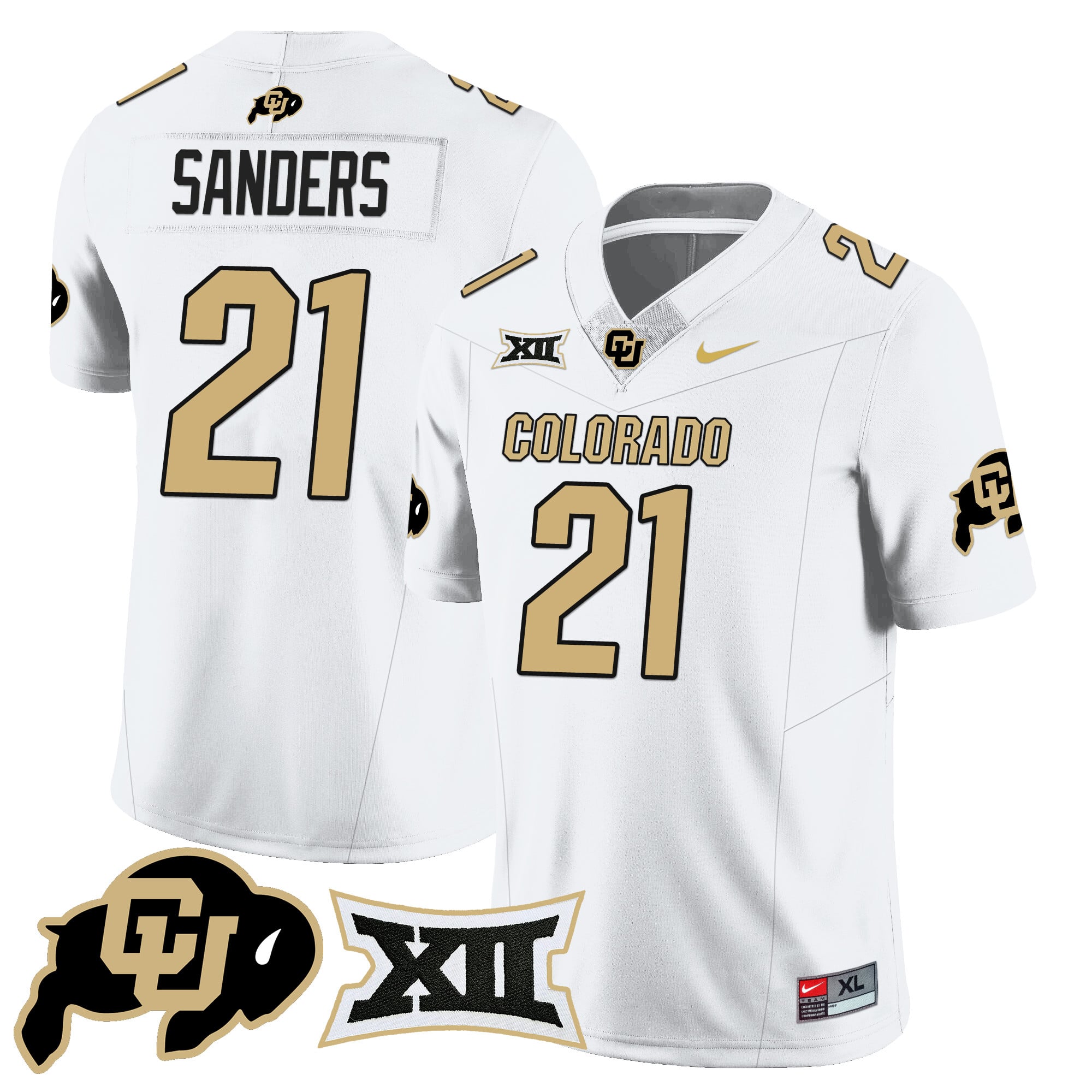 Men's Colorado Buffaloes 2024 Vapor Limited Jersey N1 - All Stitched