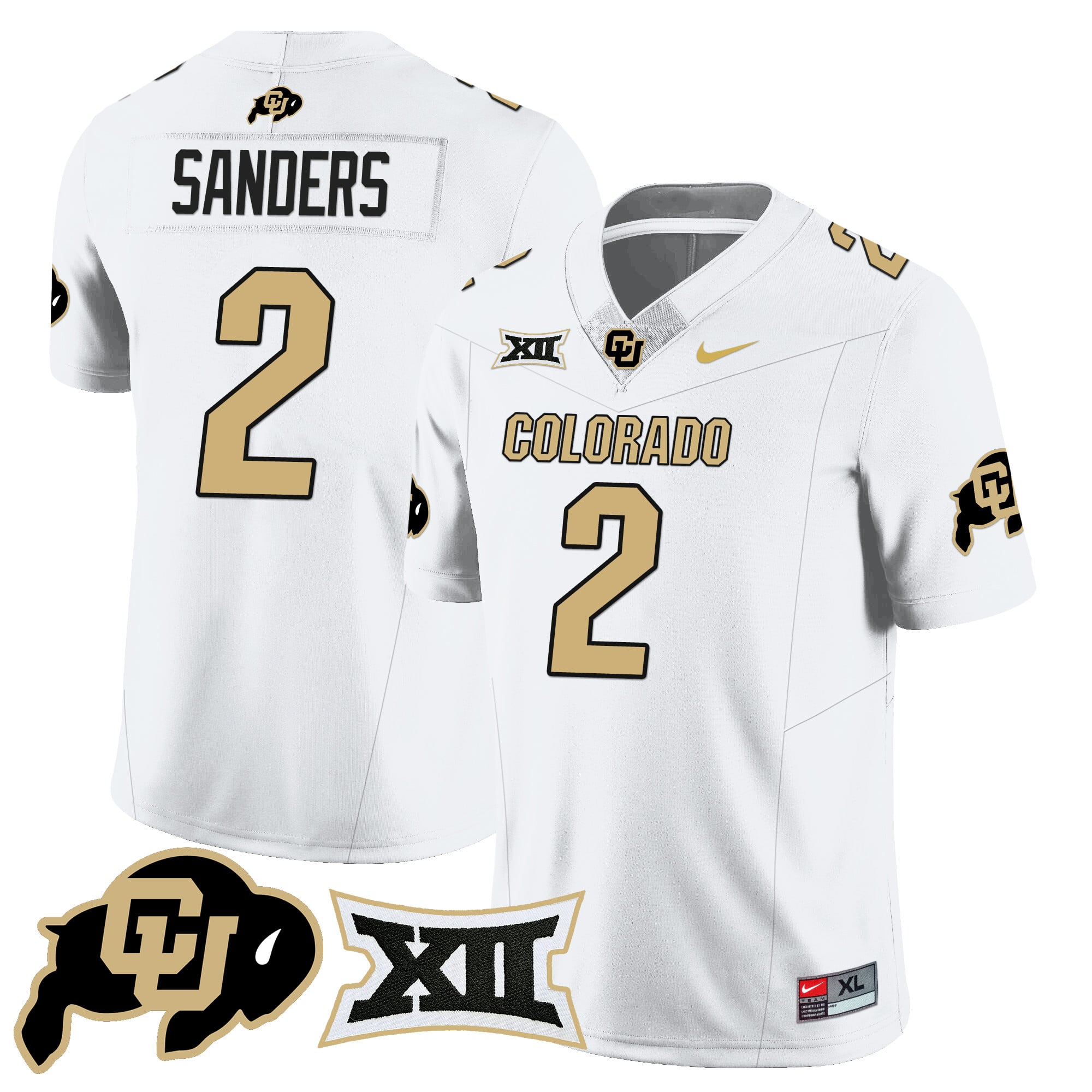 Men's Colorado Buffaloes 2024 Vapor Limited Jersey N1 - All Stitched