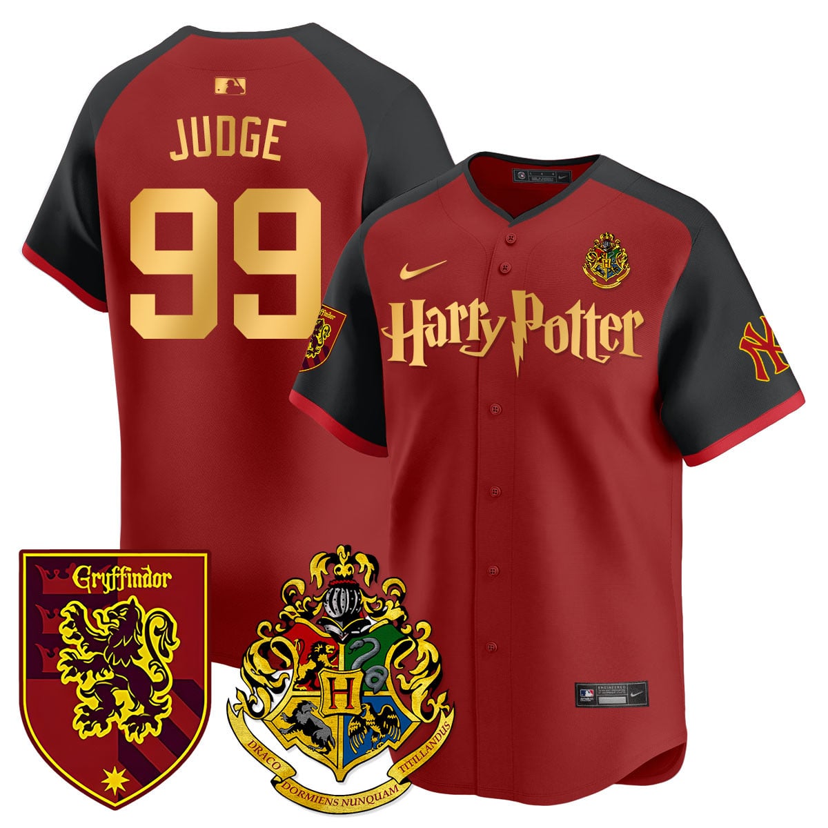 Men's Yankees Harry Potter 2024 Limited Jersey - All Stitched
