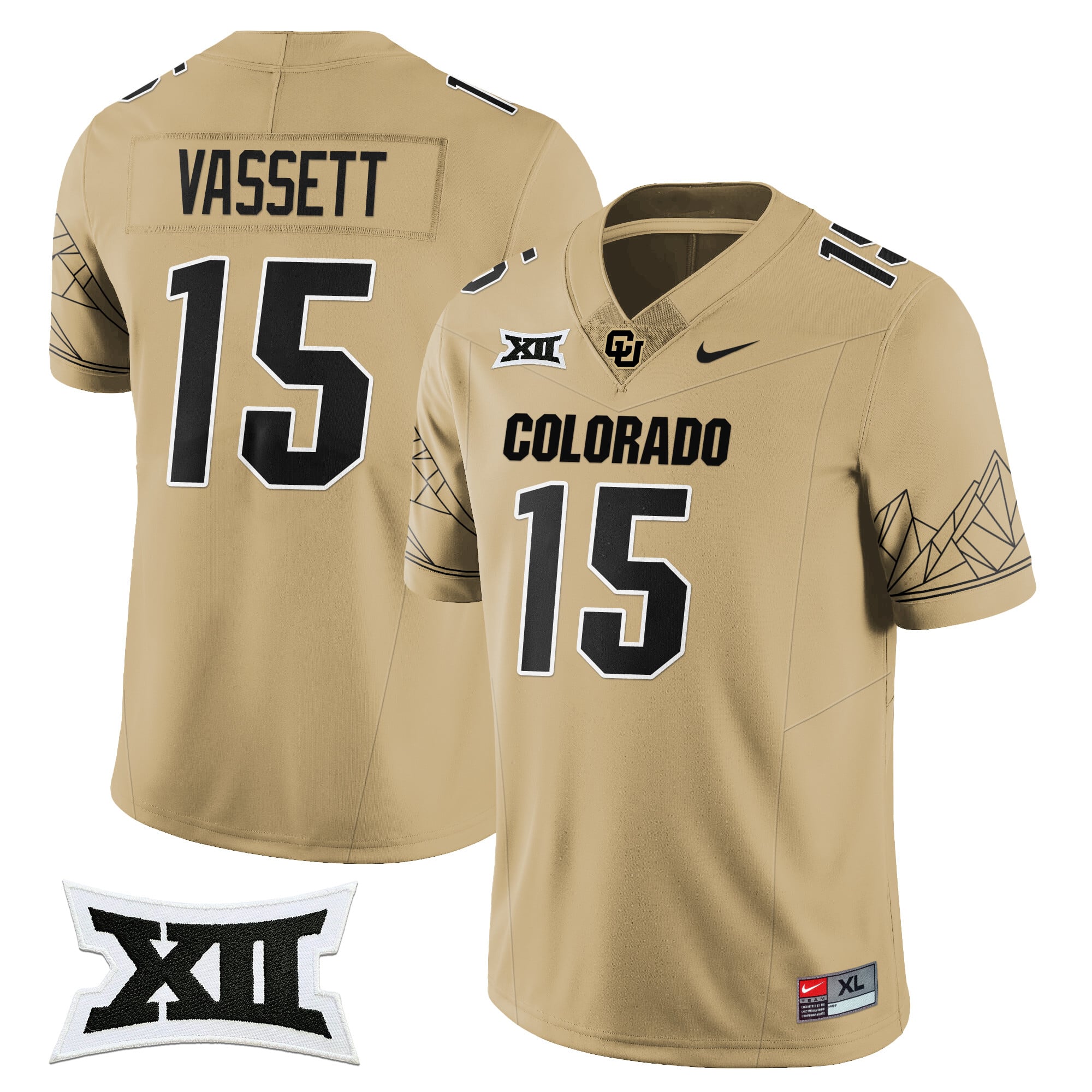 Men's Buffaloes 2024 Vapor Limted Jersey - All Stitched