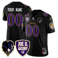 Custom Name/Gender Ravens Purple Rising 2024 Vapor Limited Jersey - All Stitched