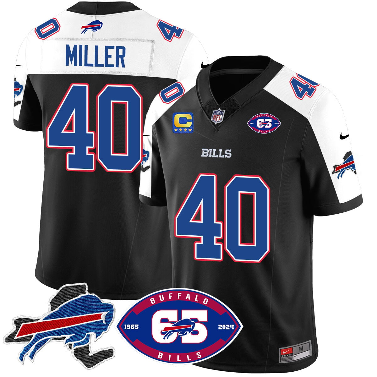 Men's Bills 1959 - 2024 - The Bills Jersey - All Stitched