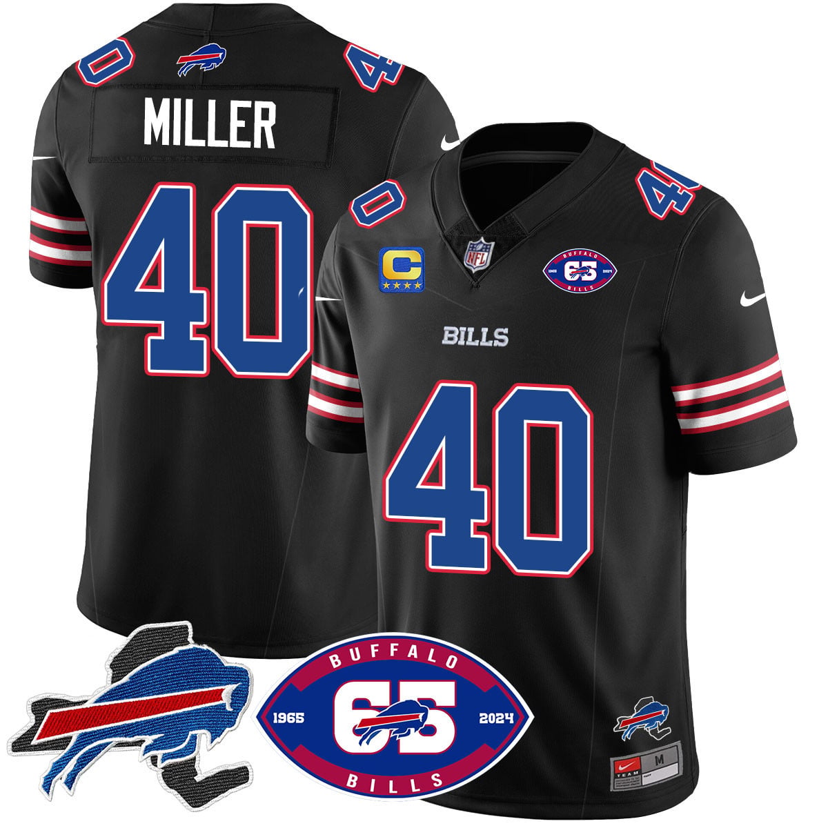 Men's Bills 1959 - 2024 - The Bills Jersey - All Stitched