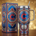Chicago Cubs 40 oz Tumbler with Lid and Handle