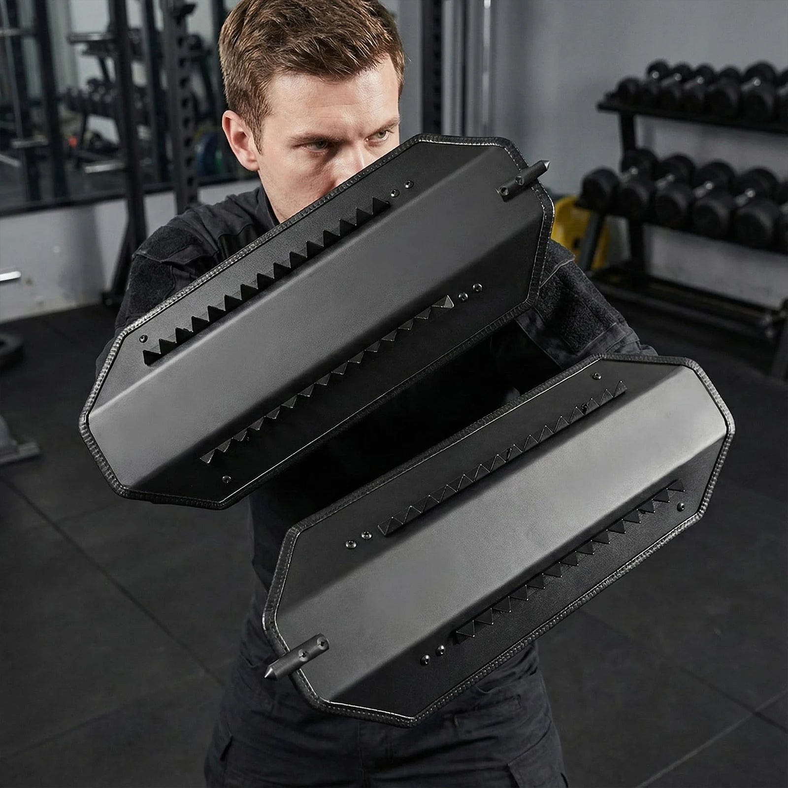 Aluminum Alloy Metal Arm Bracers Self-defence Arm Type Anti-Riot Shield for Outdoor School Mall Home Company