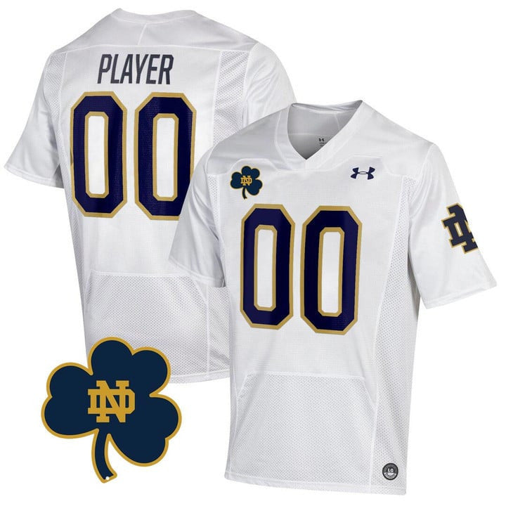 Custom Notre Dame Football Jersey - Johnny Lujack Patch