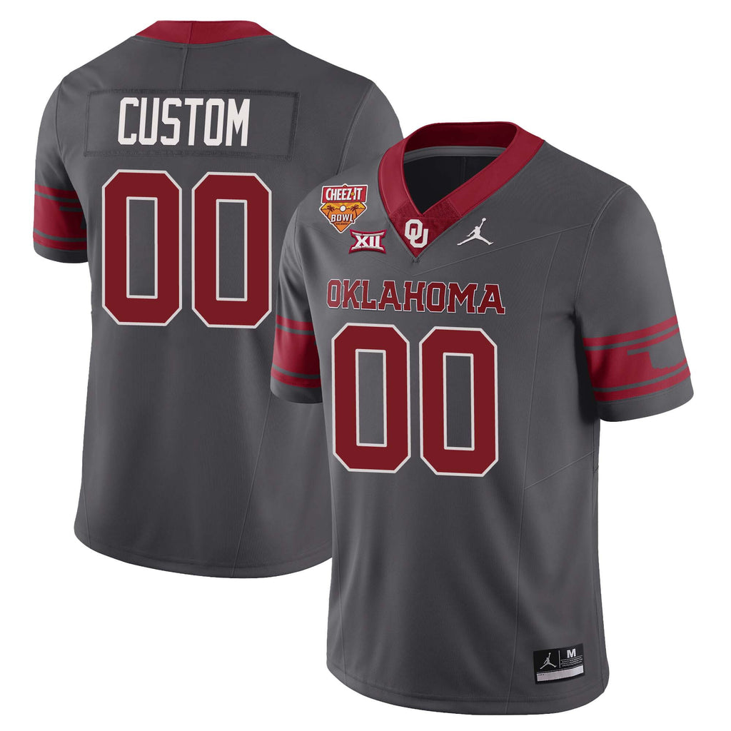 Men?s Oklahoma Sooners Football 2023 Collection All Stitched Jersey ? Cheez It Bowl