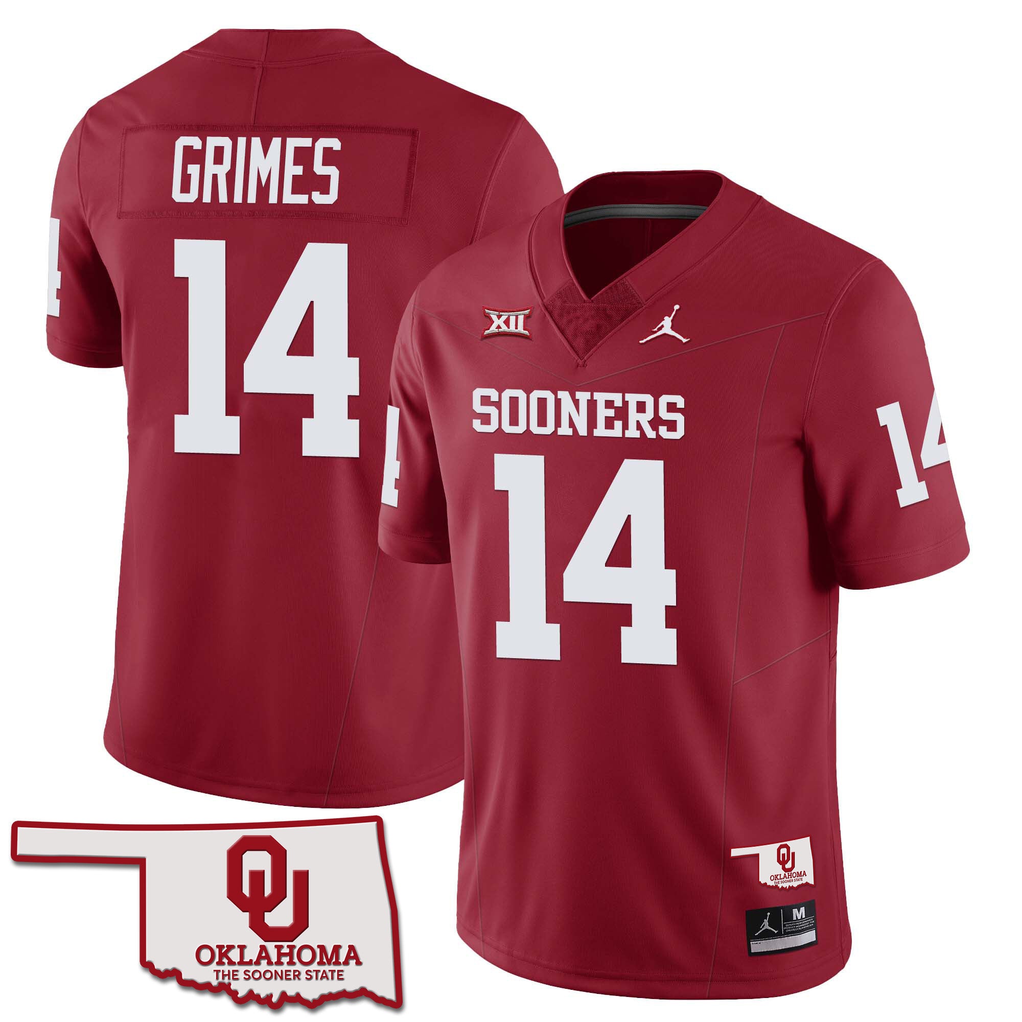 Men?s Oklahoma Sooners Football 2023 Collection All Stitched Jersey ? Oklahoma State
