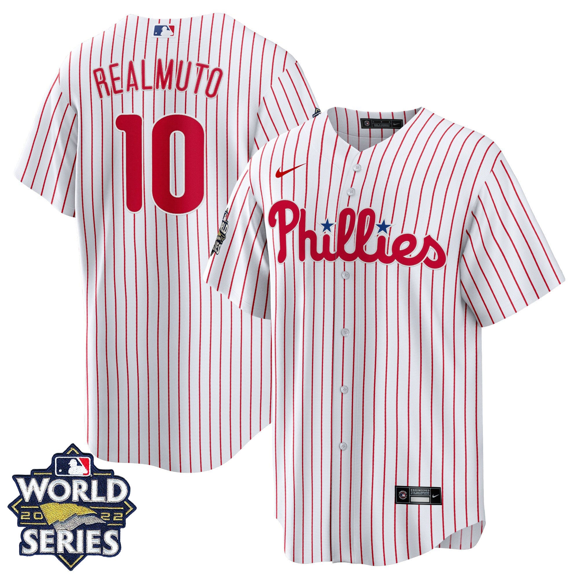 Men's Philadelphia Phillies 2022 World Series Home Player Jersey - All Stitched