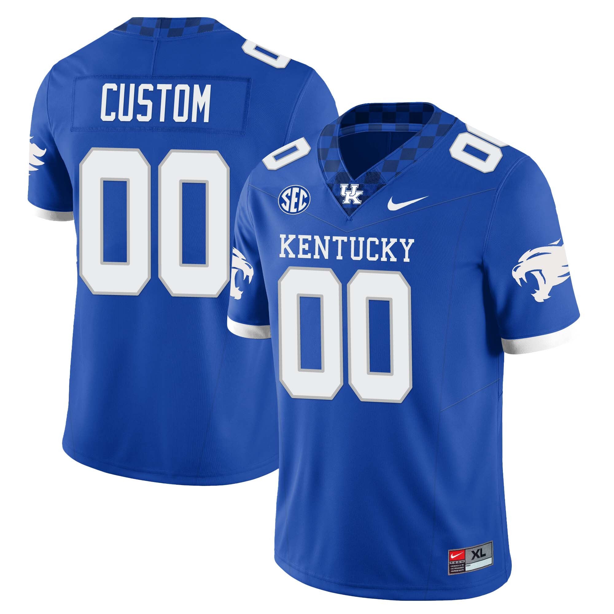 Men's Kentucky Wildcats Football Limited Custom Jersey ? Wildcats Logo