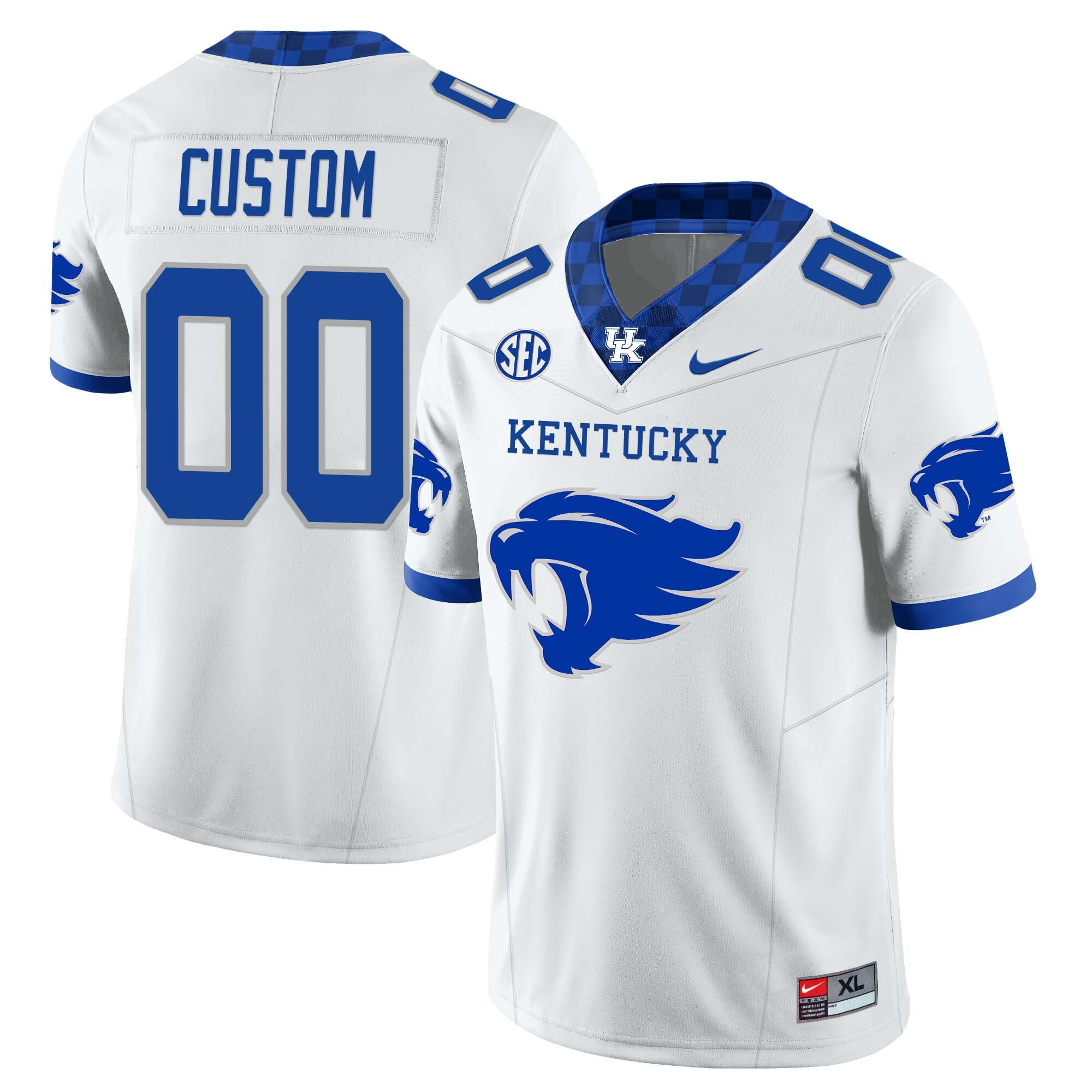 Men's Kentucky Wildcats Football Limited Custom Jersey ? Wildcats Logo