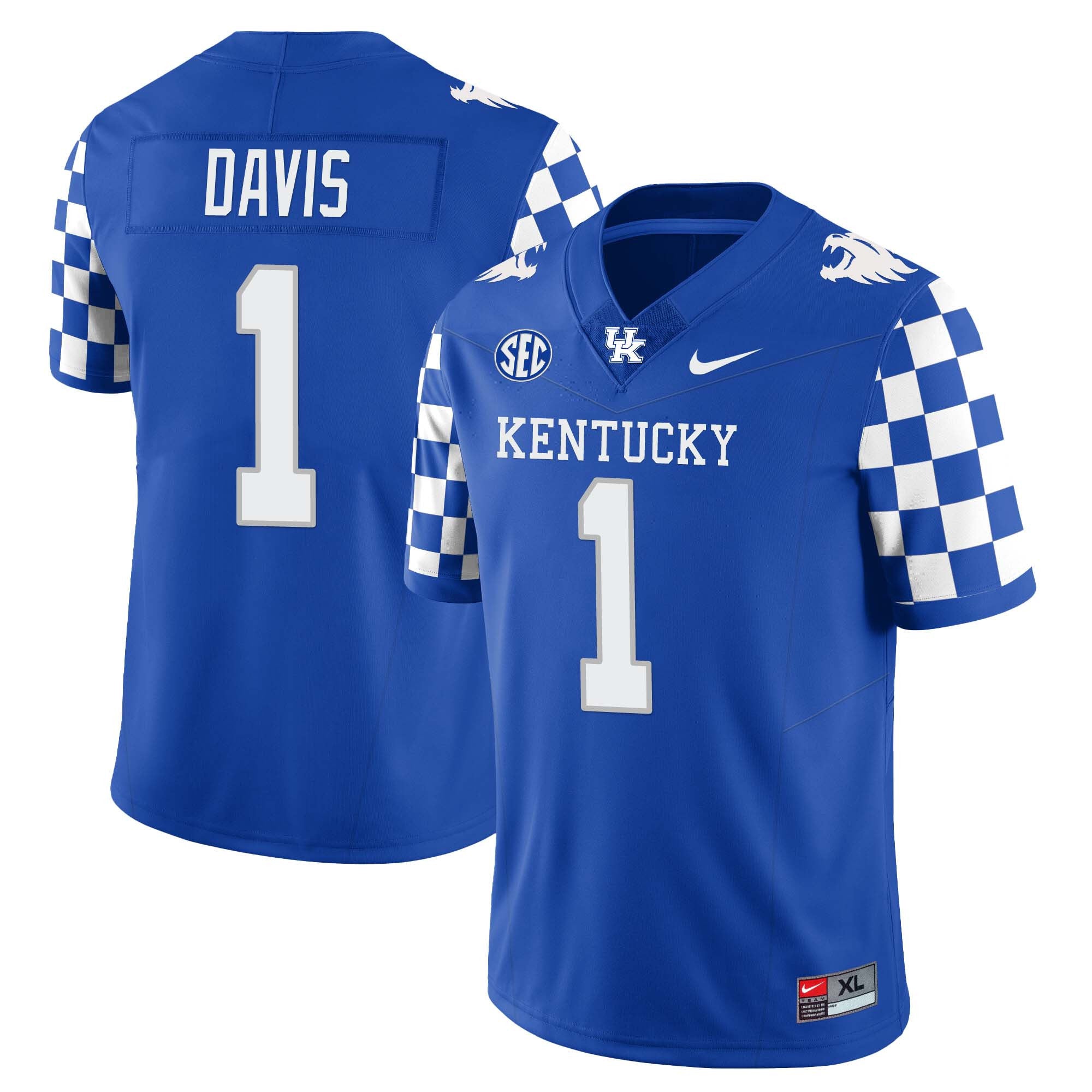 Men?s Kentucky Wildcats Football Jersey ? All Stitched