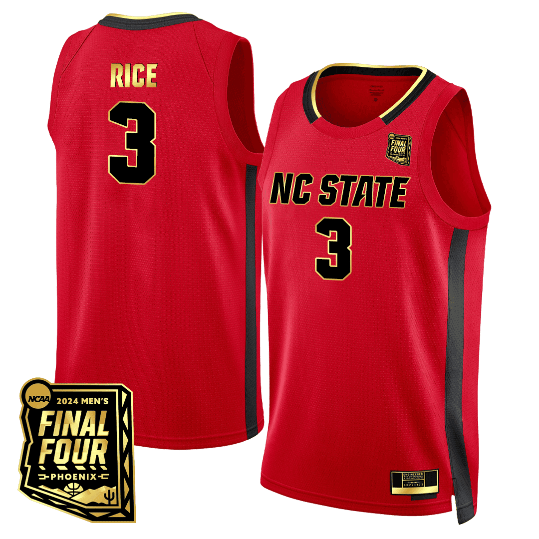 Men's NC State Wolfpack Basketball Jersey - Final Four Patch - All Stitched