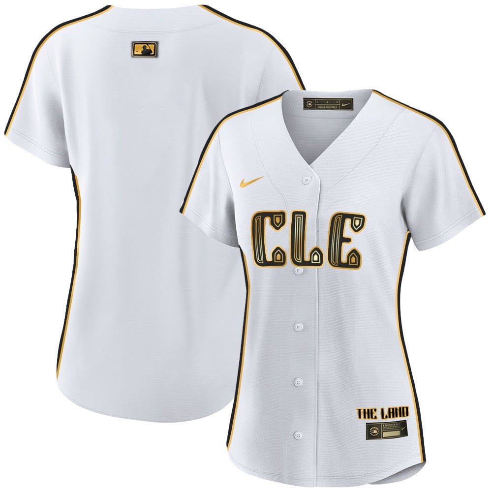 Women Cleveland Guardians Navy 2024 City Connect Limited Jersey TLA - Stitched