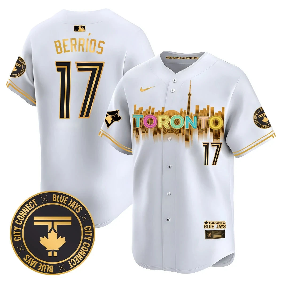 TB Jays City Connect Limited 2024 Jersey TLA - All Stitched