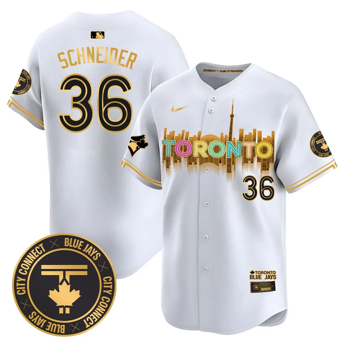 TB Jays City Connect Limited 2024 Jersey TLA - All Stitched