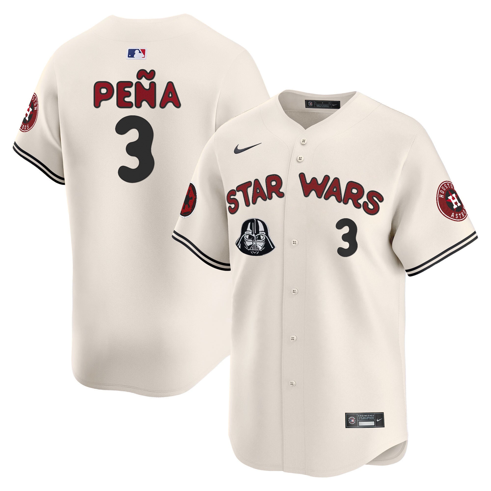 Men's Astros SW Vapor Premier Limited Jersey - All Stitched