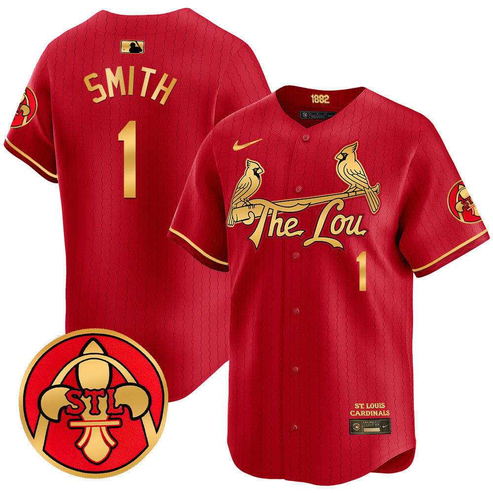 Men's St. Louis Cardinals Red 2024 City Connect Limited Jersey TLA - All Stitched