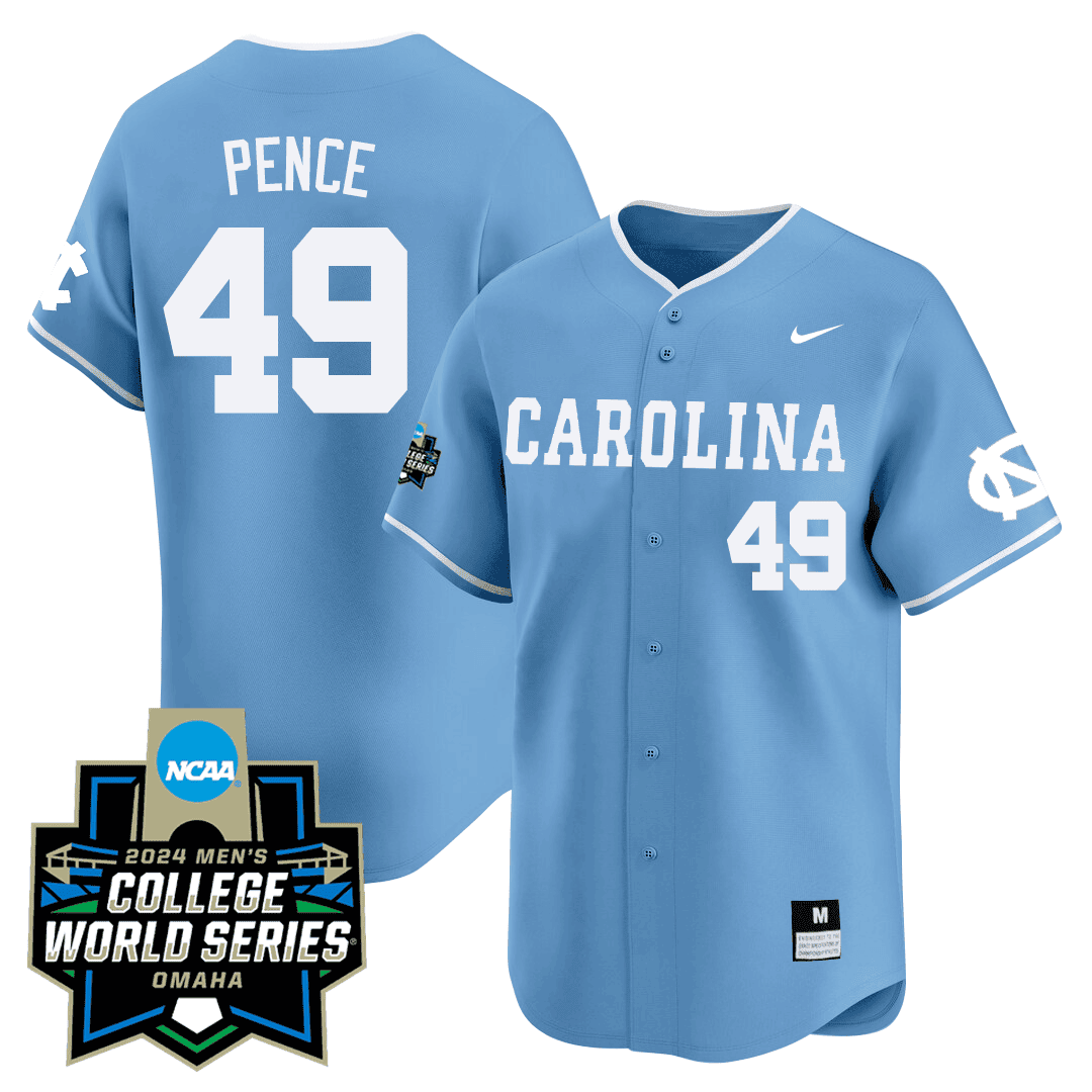 Men's North Carolina Tar Heels 2024 College World Series Patch Vapor Premier Limited Jersey - All Stitched