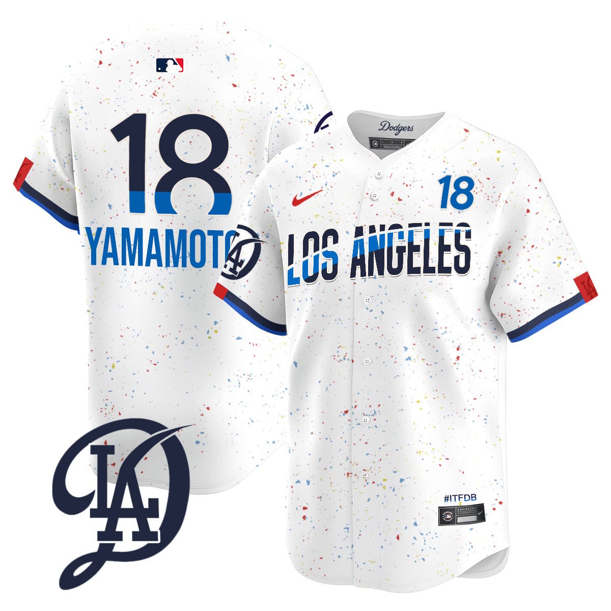 Men's Los Angeles Dodgers 2024 City Connect Limited Jersey - All Stitched