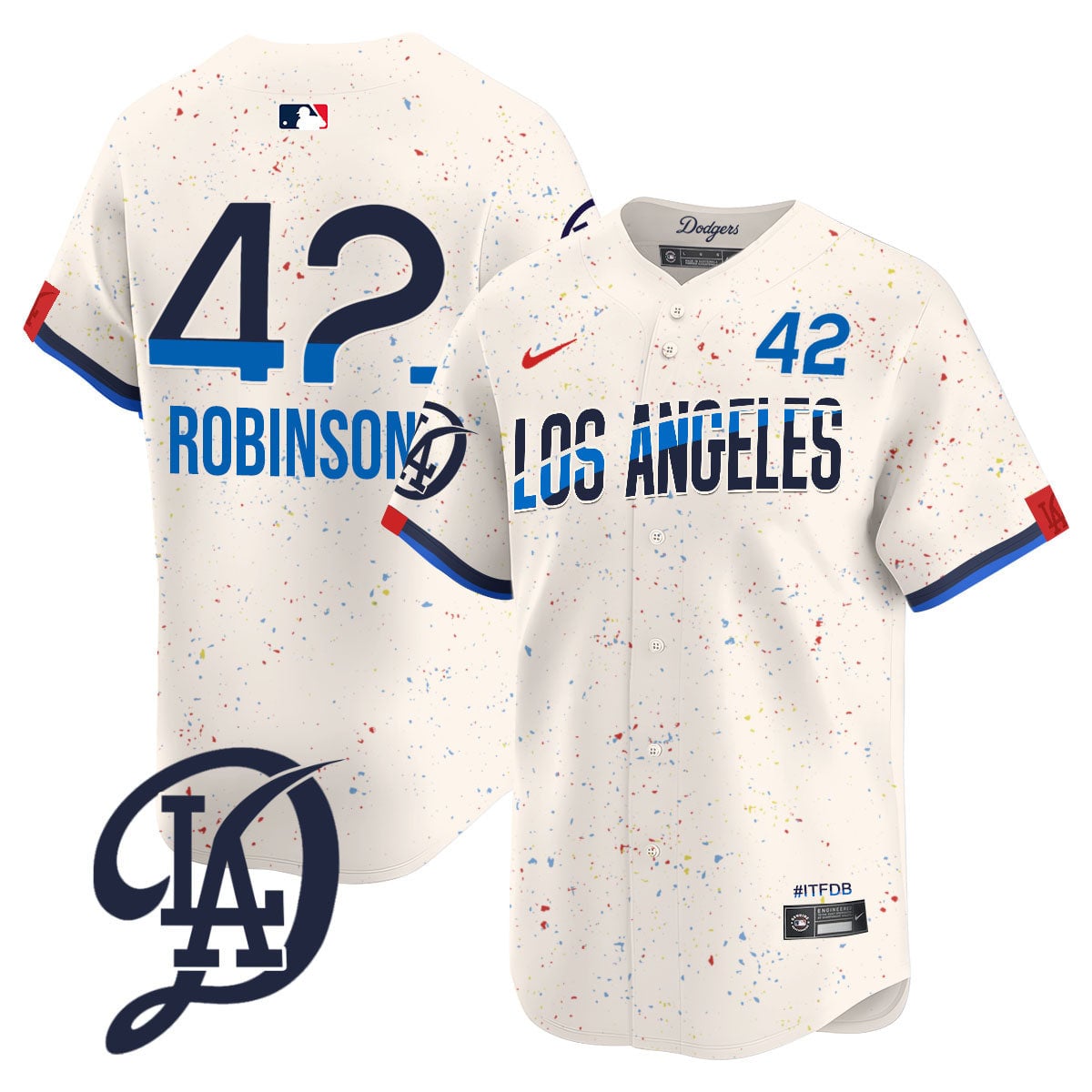Men's Los Angeles Dodgers 2024 City Connect Limited Jersey - All Stitched