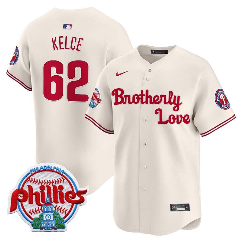 Men's Phillies Brotherly Love Vapor Premier Limited Jersey - All Stitched