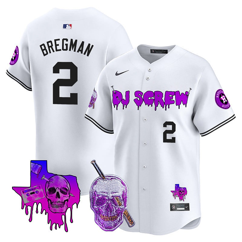 Men's Astros DJ Screw Vapor Premier Limited Jersey - All Stitched