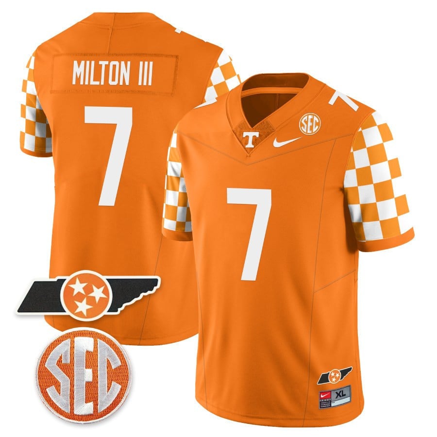 Men's Tennessee Volunteers Checkerboard & Alternate Jersey - Stitched