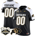 Colorado Buffaloes 100 Seasons Patch Vapor Limited Custom Jersey - All Stitched