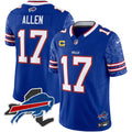Men's Bills New York Patch Vapor Limited Jersey V2 - All Stitched