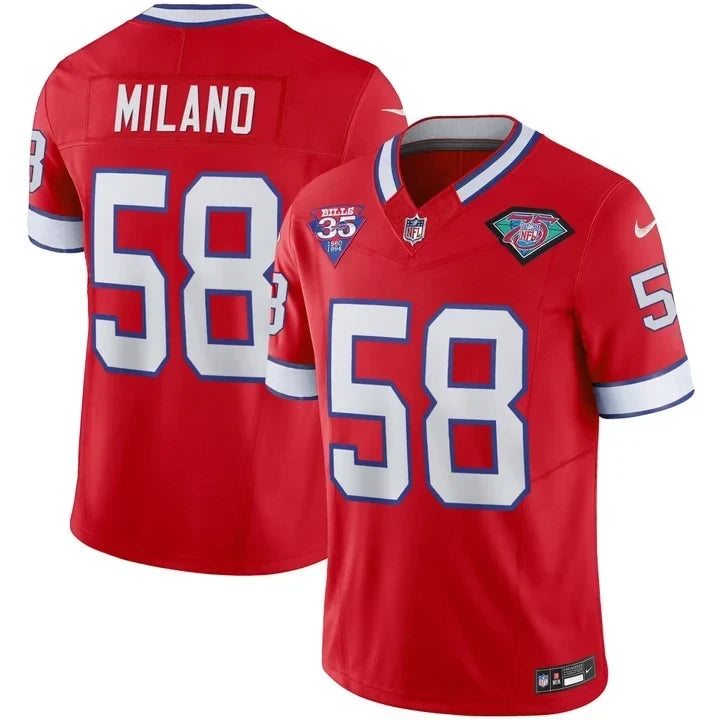 Men's Buffalo Bills 1994 Throwback Vapor Jersey - All Stitched