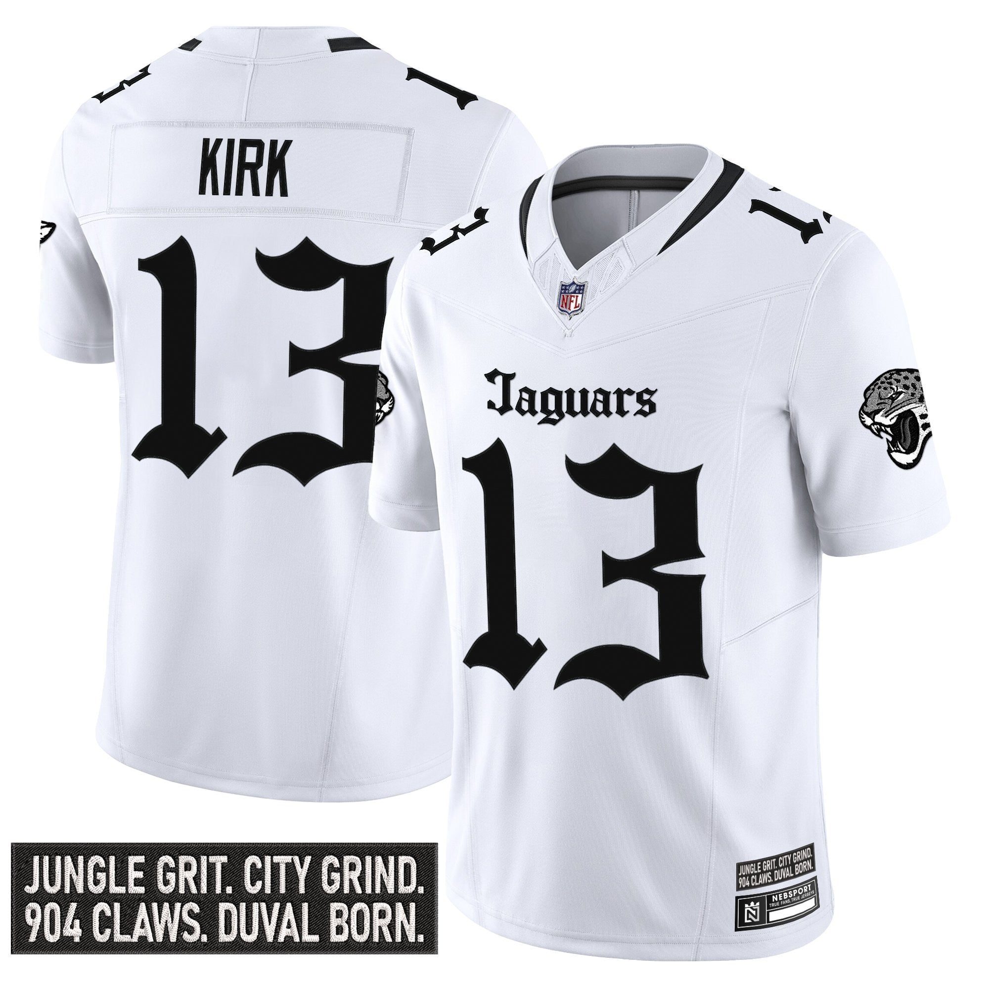 Men's Jacksonville Jaguars 'Gothic Duvall Shadows Edition' Vapor Jersey - All Stitched
