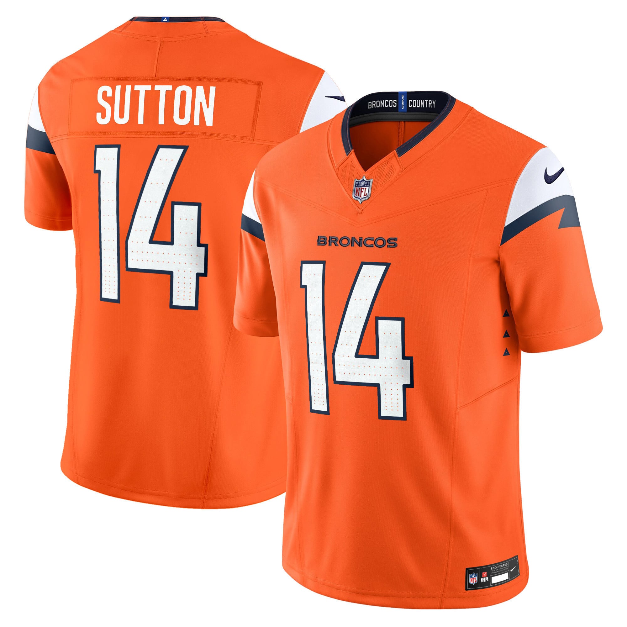 Men's Denver Broncos 2024 Vapor Limited Jersey - All Stitched