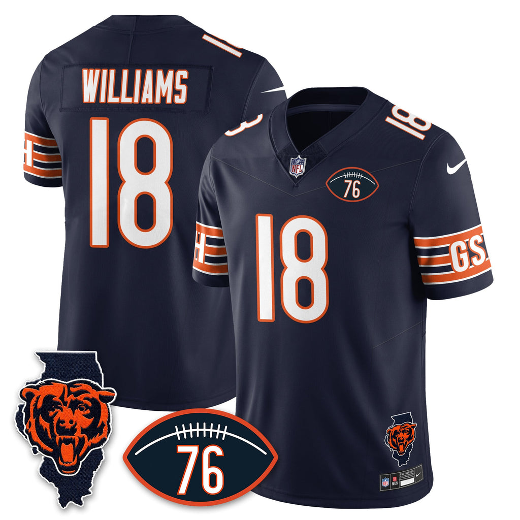 Chicago Bears Honor Steve McMichael Custom Jersey - All Stitched