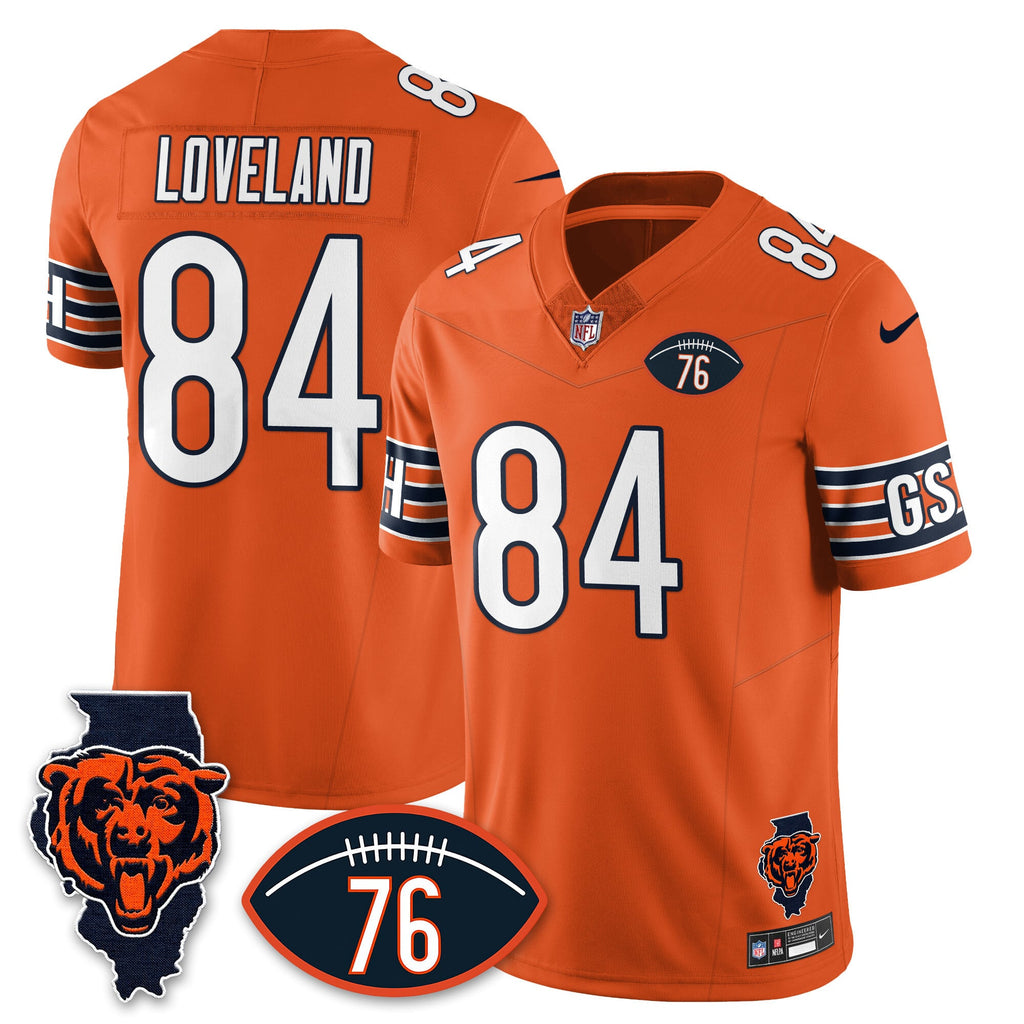 Chicago Bears Honor Steve McMichael Custom Jersey - All Stitched
